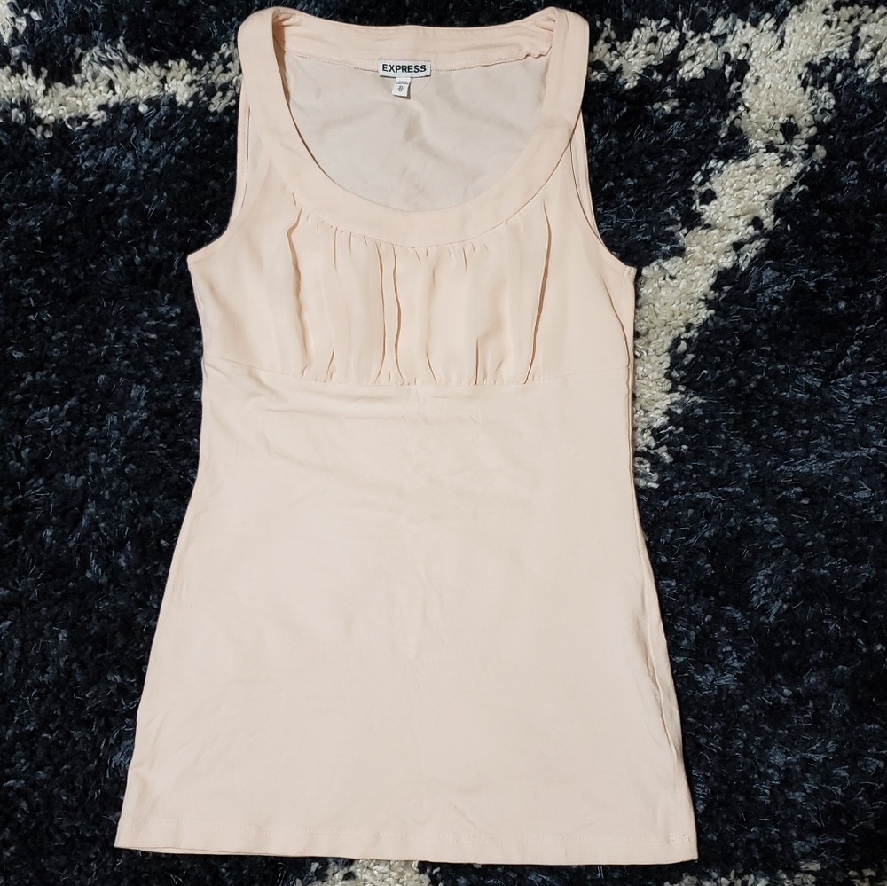 Baby Pink spandex dressy tank xs (2-4)